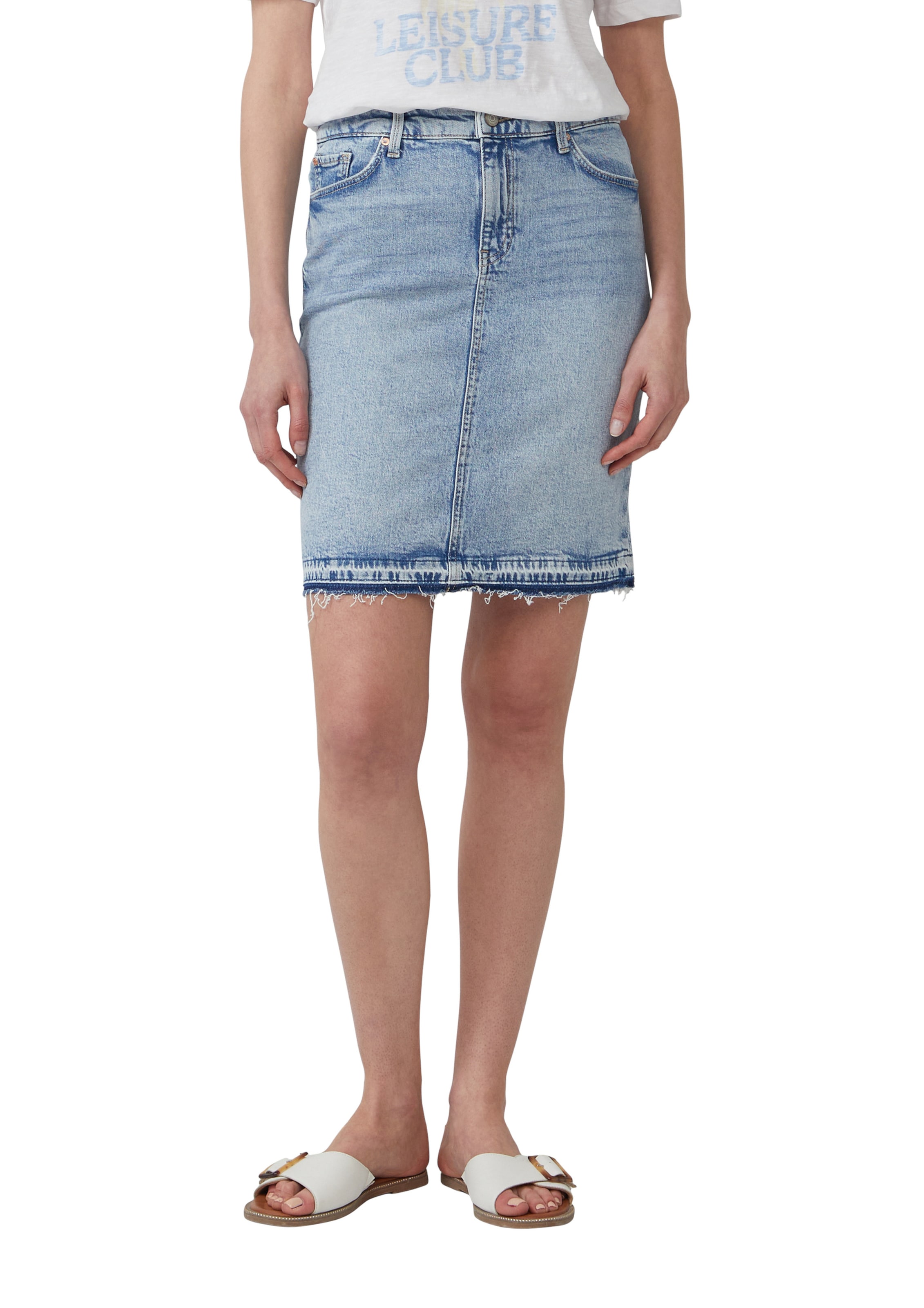 Gonna di s.Oliver in blu: frontale