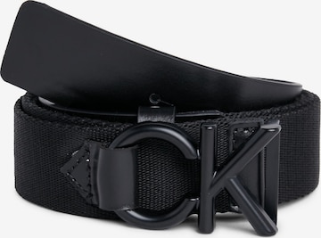 Ceinture Calvin Klein en noir : devant