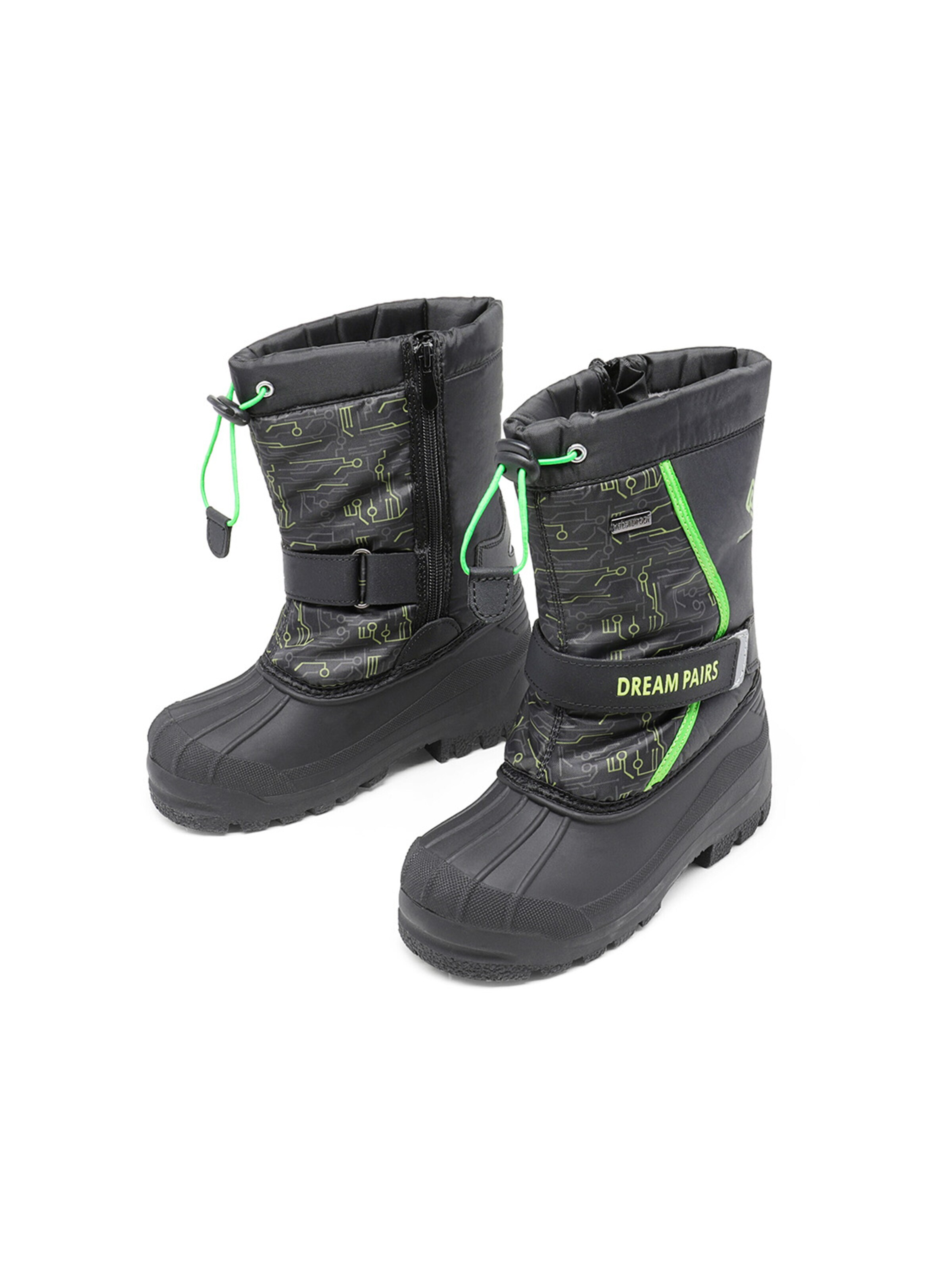 Bottes en caoutchouc 'Jungen Mädchen rutschfest wasserdichte' Dream Pairs en vert