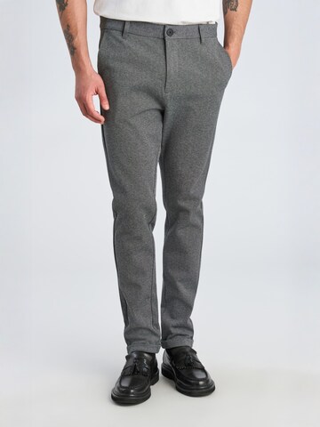 Lindbergh Slimfit Broek in Grijs