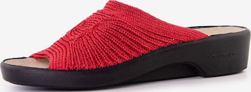 Arcopedico Slippers in Red: front