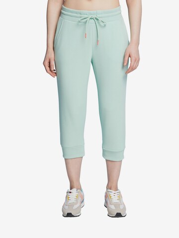 Effilé Pantalon de sport ESPRIT en vert : devant