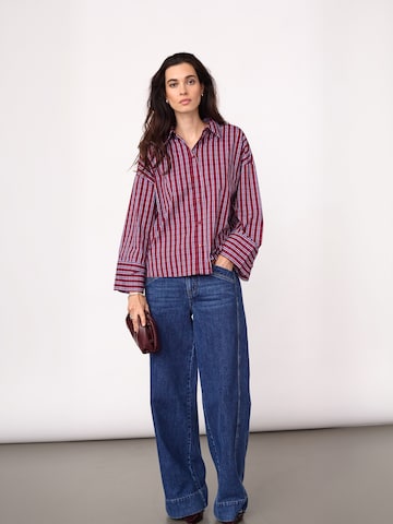 co'couture - Camiseta ' ReneeCC ' en rojo: frente