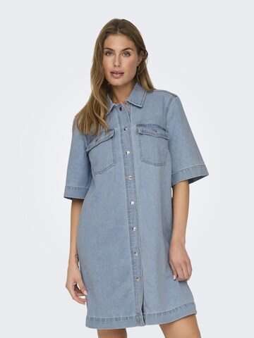 ONLY Shirt dress in Blue: front