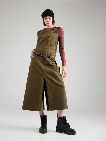 G-STAR - Vestido 'Dungaree' en verde