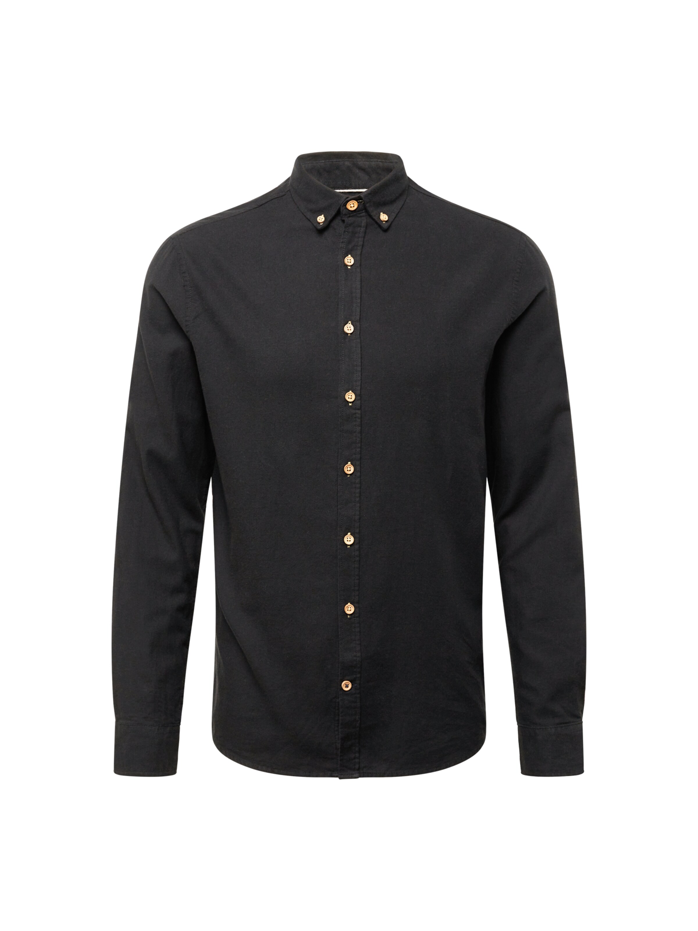 Kronstadt Overhemd 'Johan Diego' in Zwart: voorkant