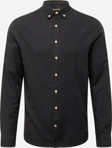 Kronstadt Button Up Shirt 'Johan Diego' in Black: front