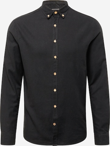 Kronstadt - Camisa 'Johan Diego' en negro: frente