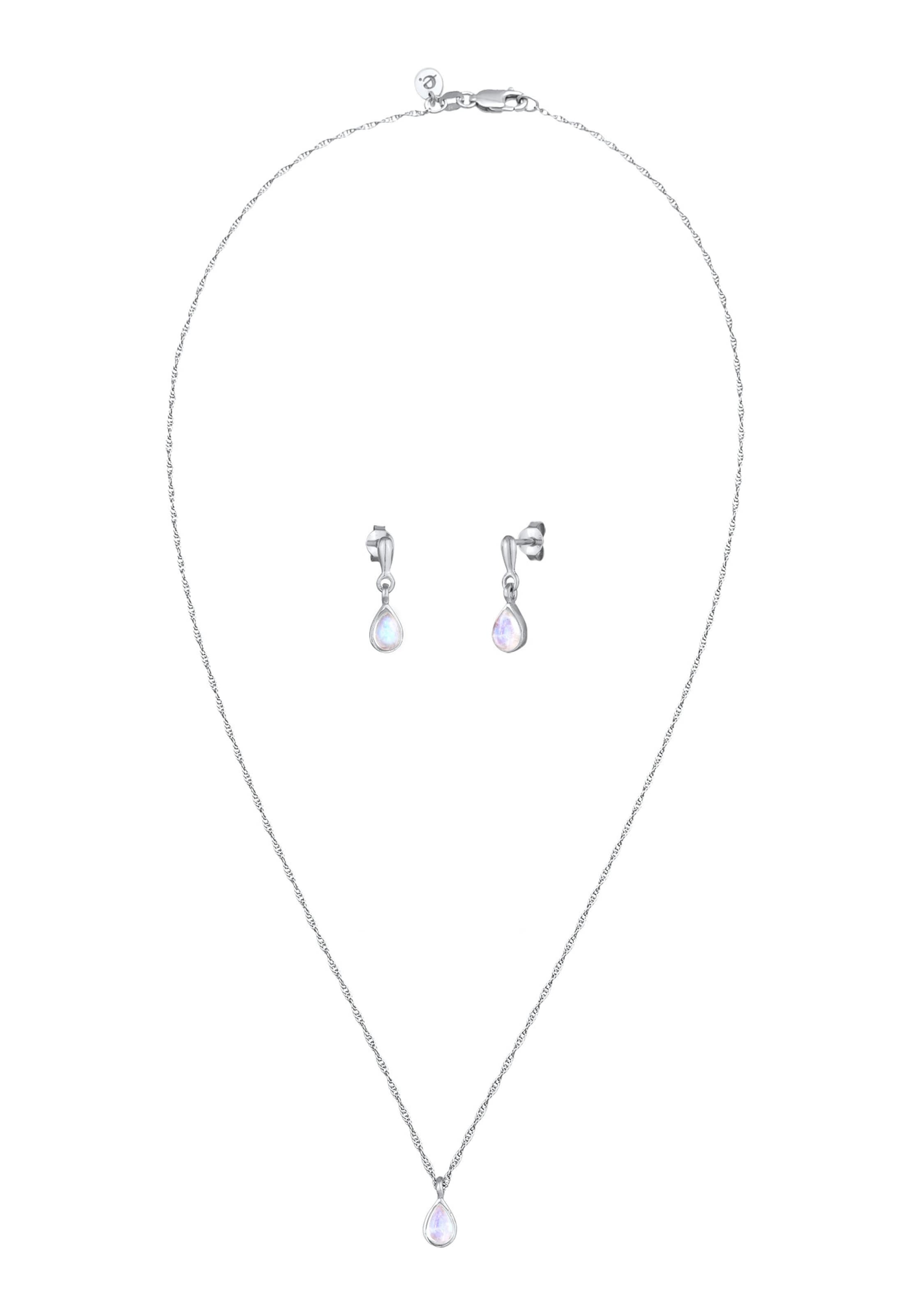 ELLI PREMIUM Ékszer szett - ezüst: elől