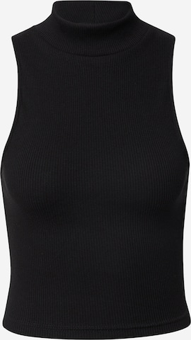 A LOT LESS Knitted Top 'Camille' in Black: front