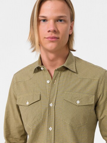 Slim fit Camicia di By Diess Collection in giallo