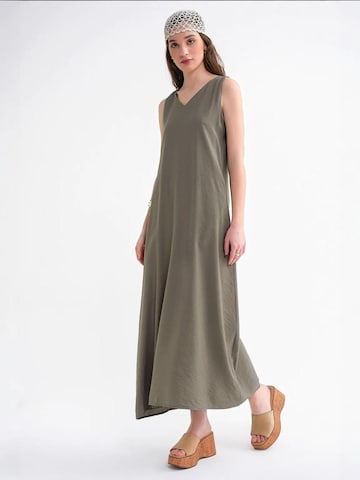 MixRay Kleid 'Maxi'‌‌‌ in Braun