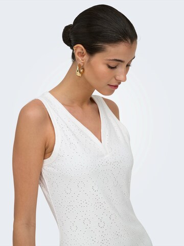 ONLY Letné šaty 'ONLSMILLA' - Biela