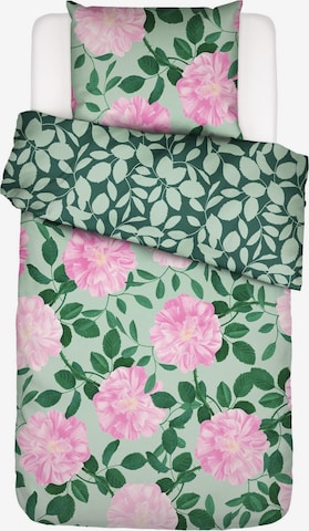 ESSENZA Bettwäsche 'Bloom with a view' in Grün: Vorderseite