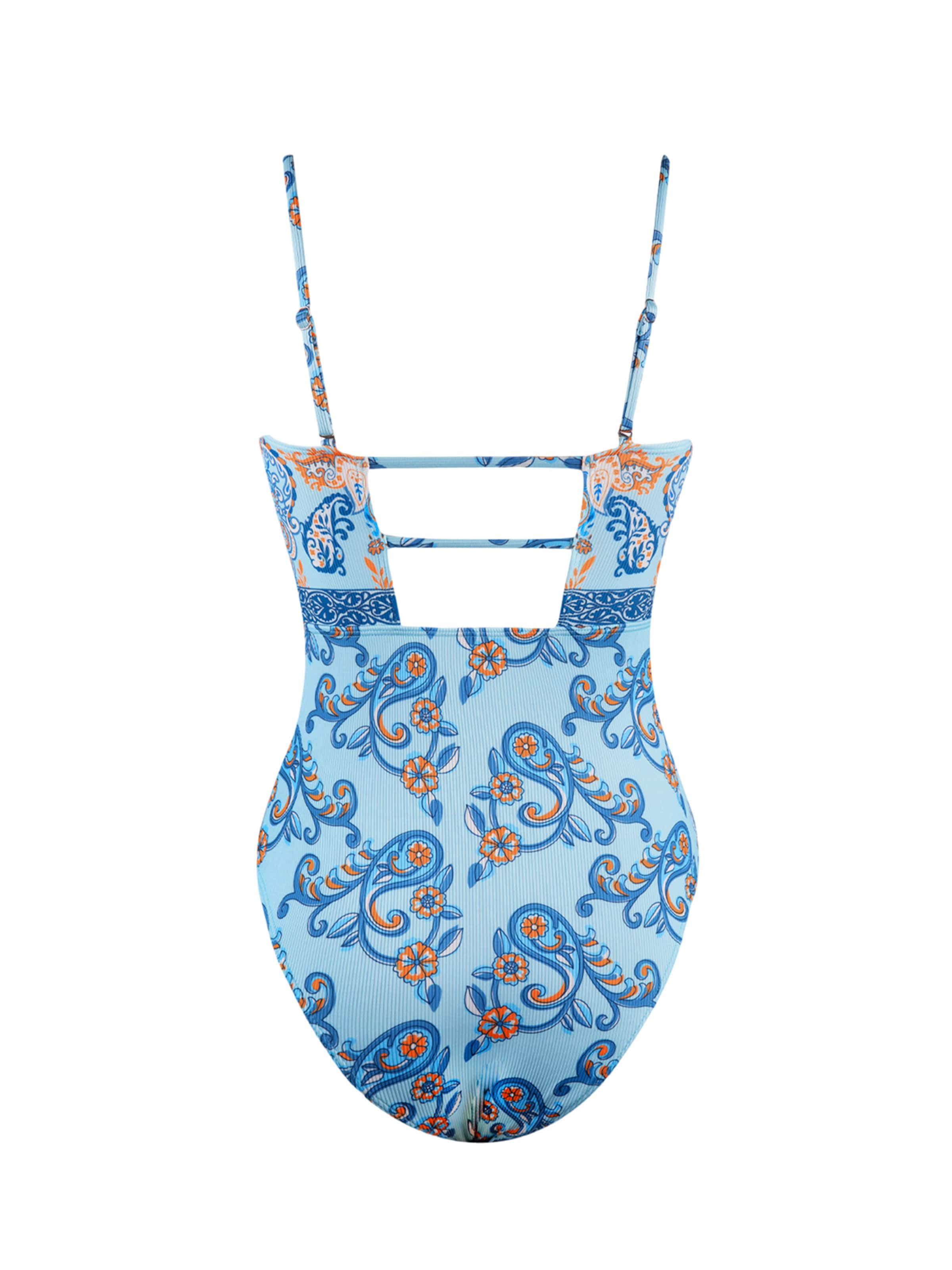 Cupshe Bralette Swimsuit 'CAA12E4E067SC' in Blue