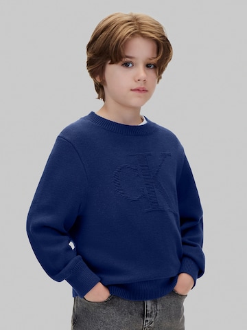 Calvin Klein Jeans Pullover in Blau: Vorderseite