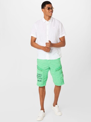 CAMP DAVID Regular Pants in Green