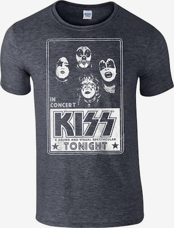 T-Shirt 'Kiss - Concert poster T-SHIRT' Kiss en gris : devant