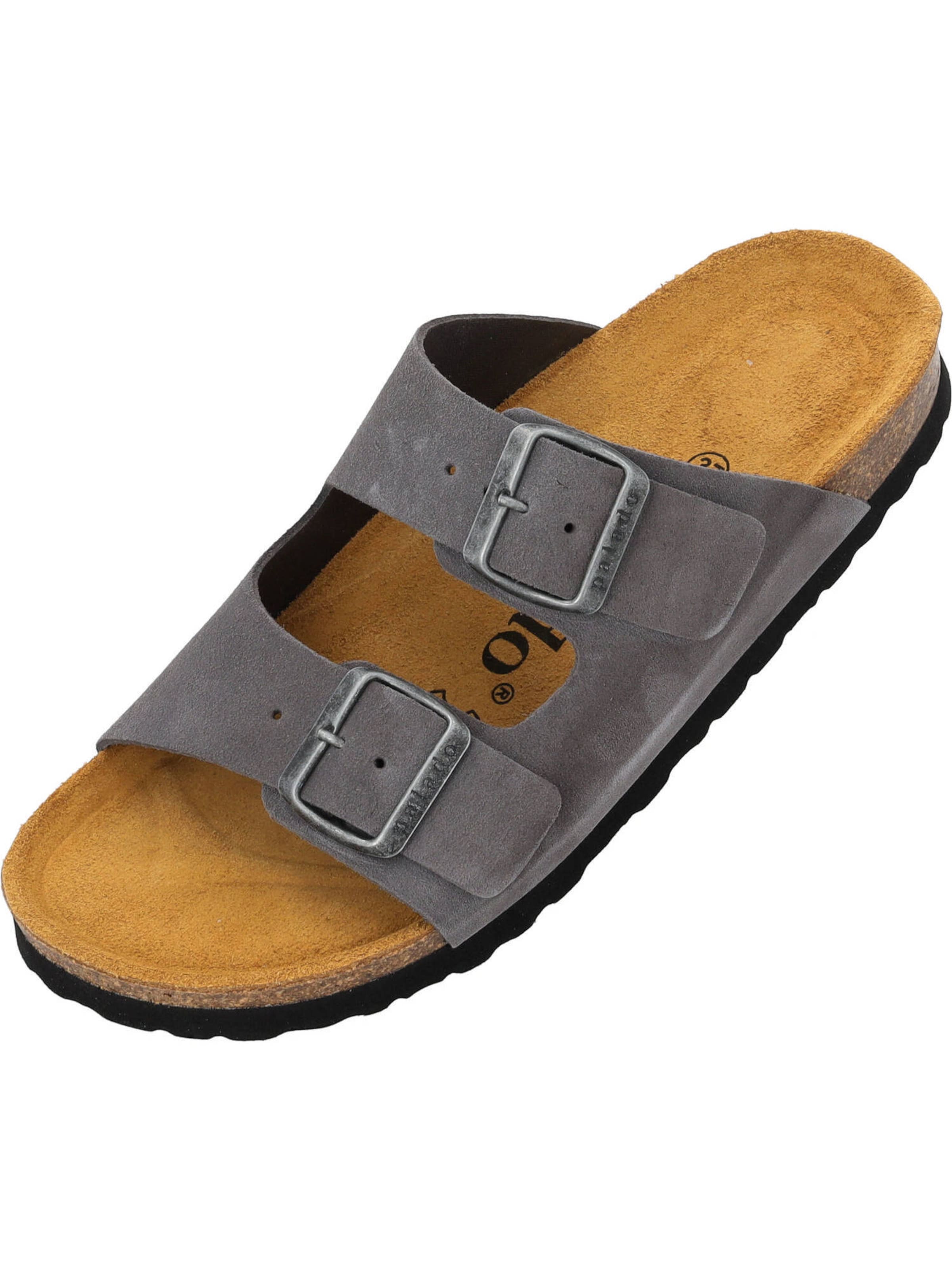 Palado Pantofle 'Korfu' – šedá: přední strana