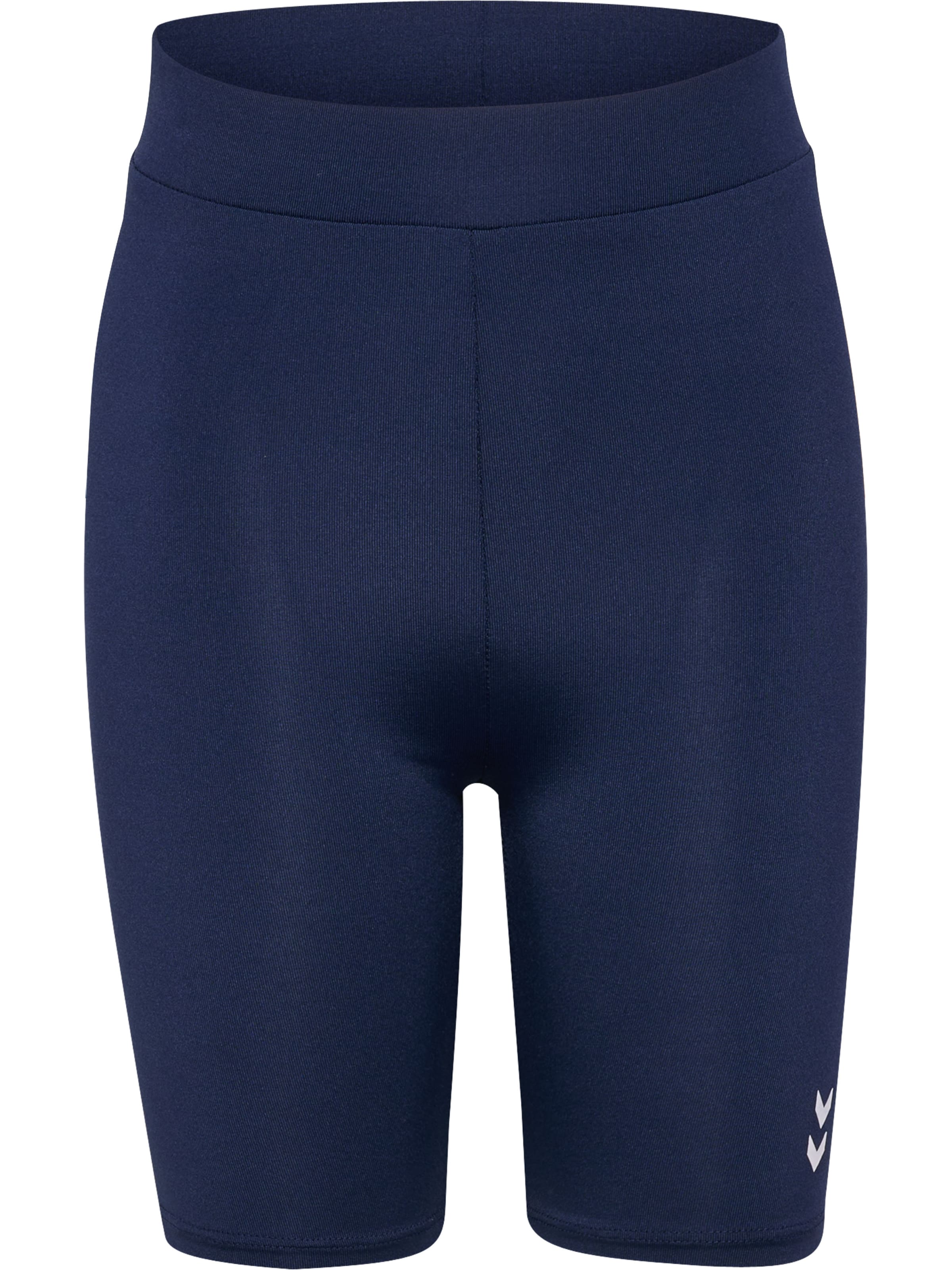 Hummel Skinny Sportbroek in Blauw: voorkant