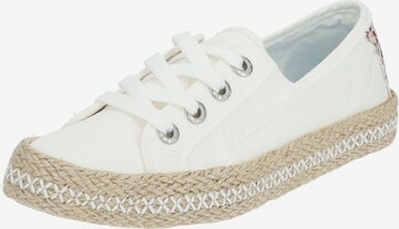 Scarpa stringata sportiva di Blowfish Malibu in bianco: frontale