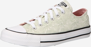 CONVERSE Σνίκερ χαμηλό 'Chuck Taylor All Star' σε πράσινο: μπροστά