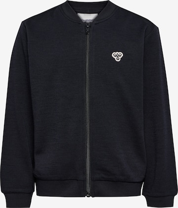 Hummel Zip-Up Hoodie in Black: front