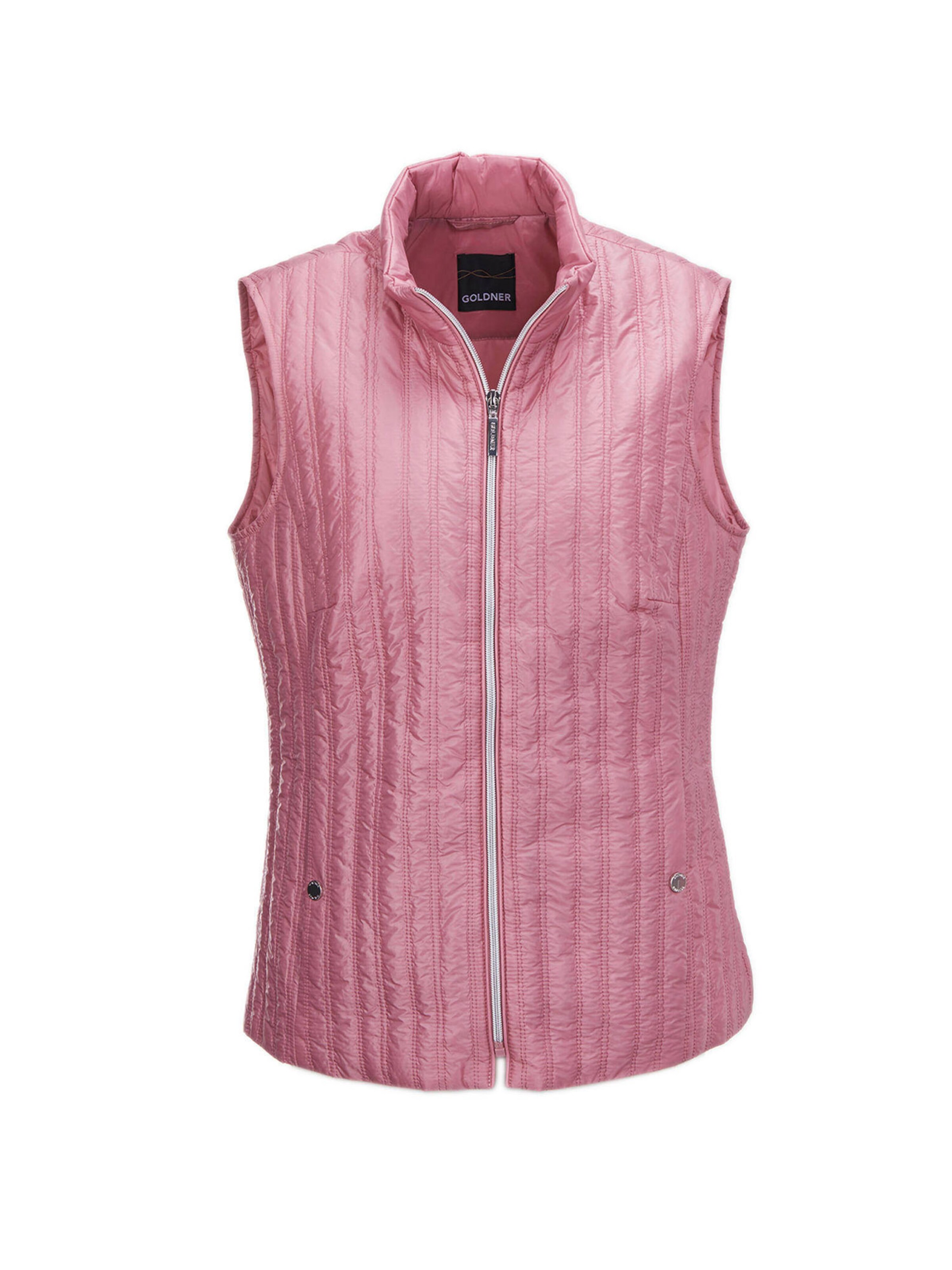 Goldner Weste in Pink: Vorderseite