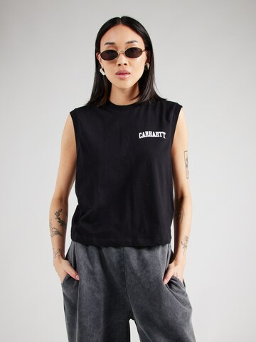 Carhartt WIP Top 'University' in Black: front