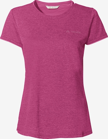 VAUDE Performance Shirt 'Essential' in Pink: front