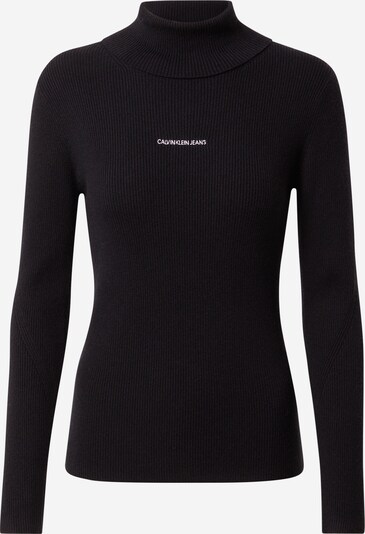 Calvin Klein Jeans Pullover in schwarz / weiß, Produktansicht