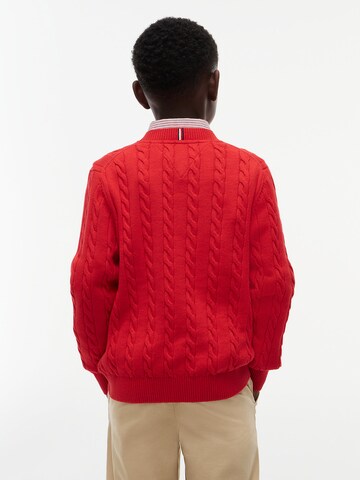 TOMMY HILFIGER Sweater 'Essential' in Red