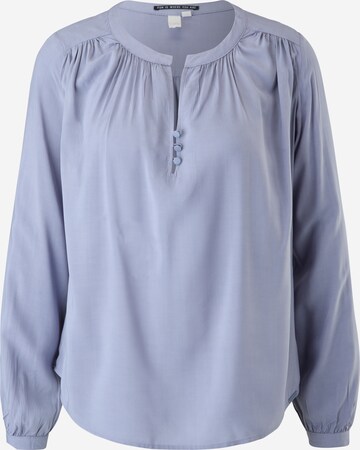 QS Blouse in Blue: front