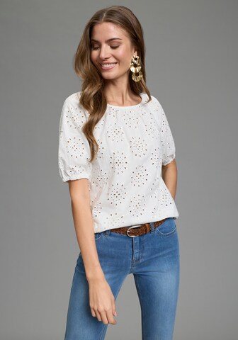 LAURA SCOTT Bluse in Weiß: Vorderseite