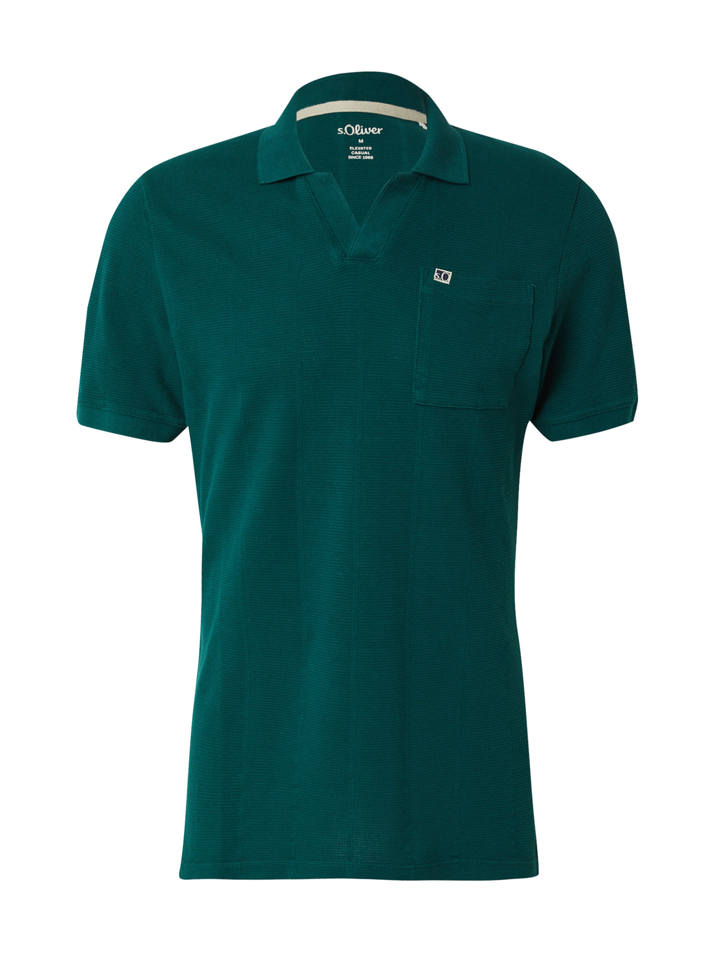 s.Oliver Μπλουζάκι σε πράσινο: μπροστά