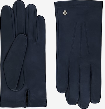 Roeckl Vingerhandschoenen 'ZÜRICH' in Blauw: voorkant