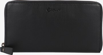 Esquire Wallet in Black: front