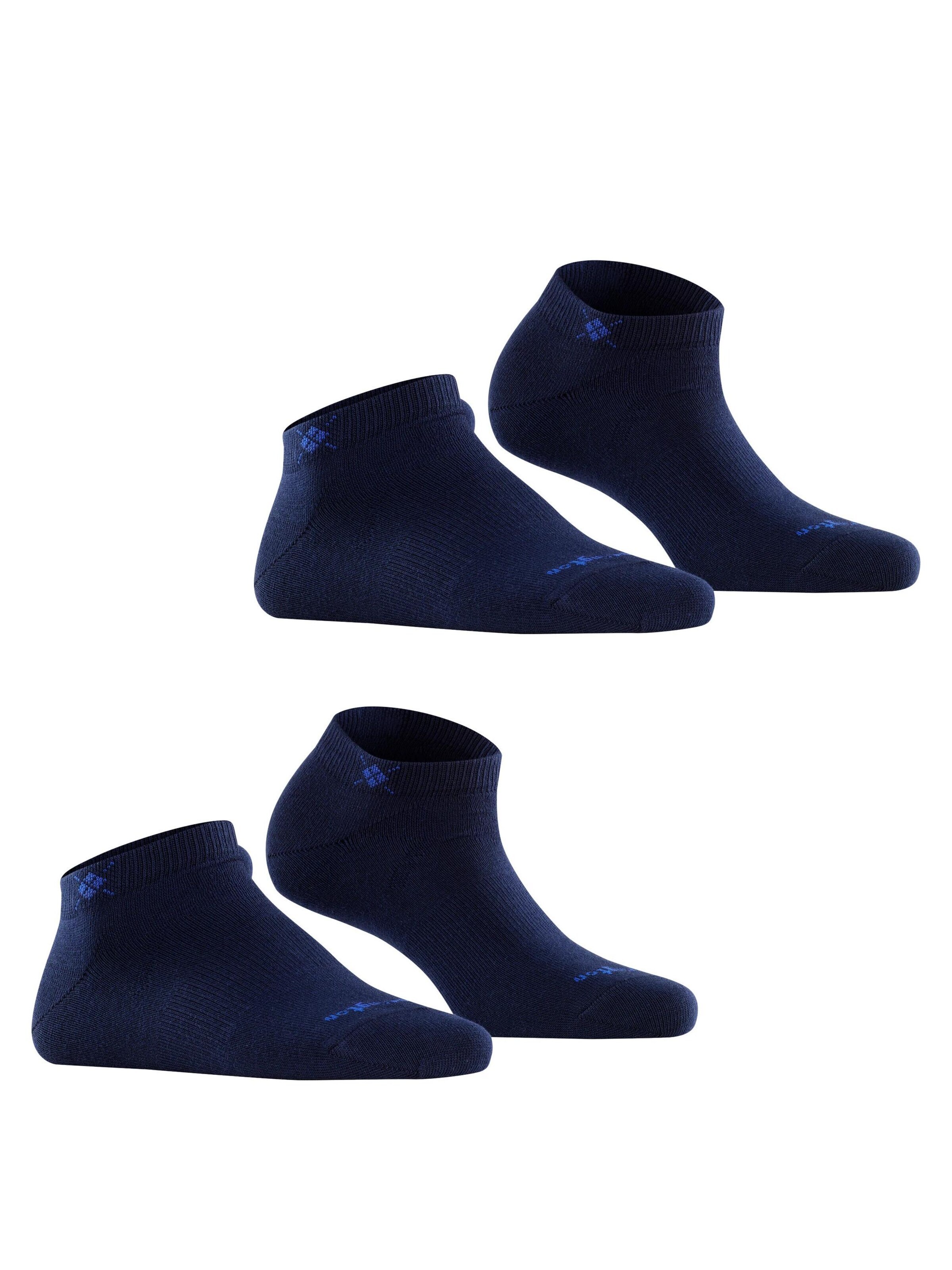 BURLINGTON Ankle Socks 'Everyday 2-Pack' in Blue
