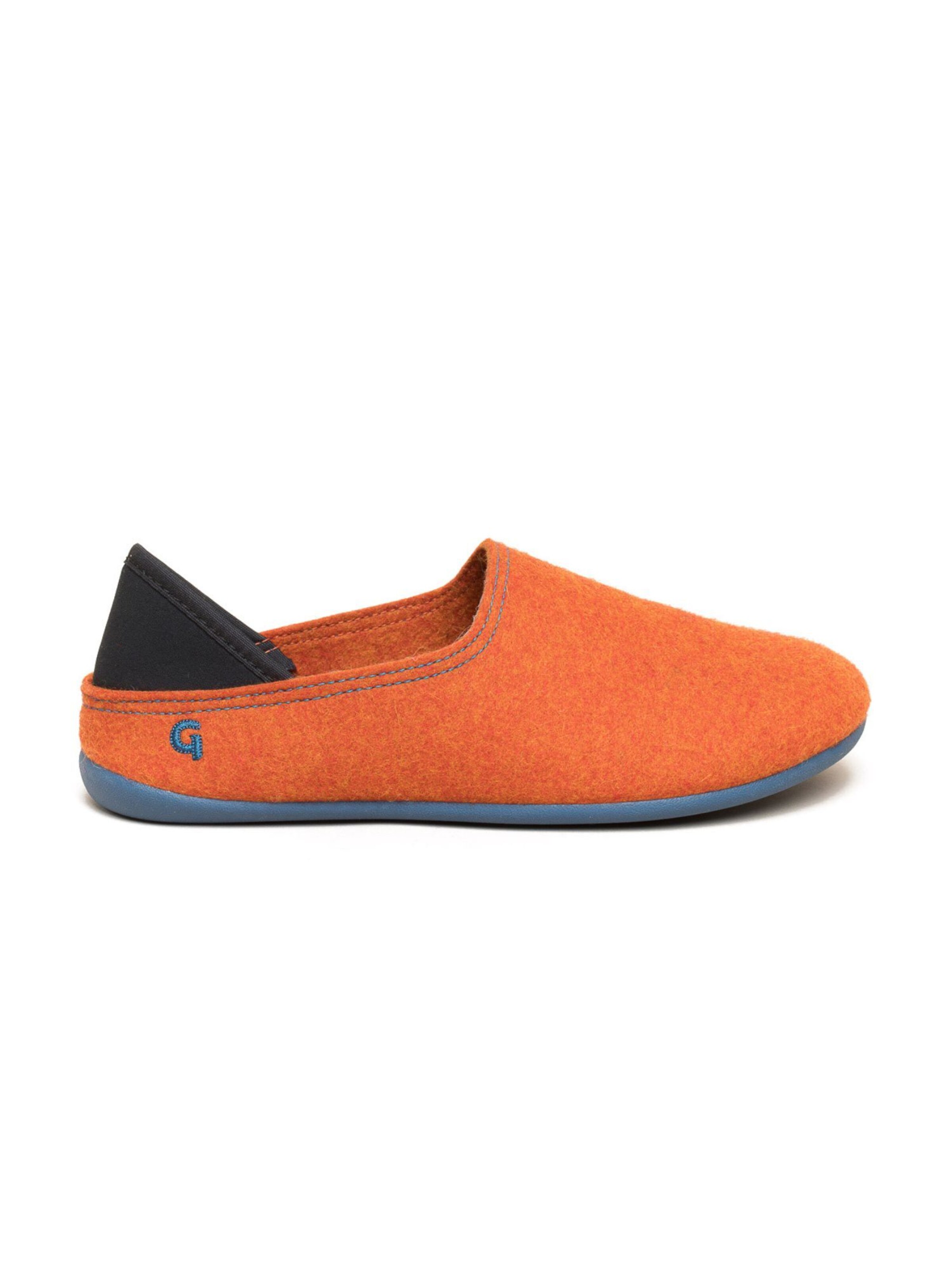 Gottstein Hausschuh 'Filzpantoffel Wool Slip-On'‌‌‌‌ in Orange