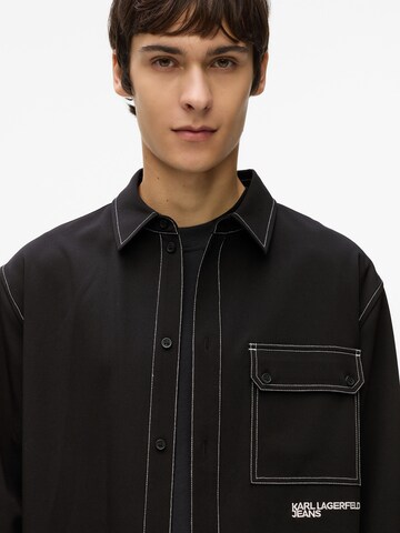 KARL LAGERFELD JEANS - Ajuste regular Camisa en negro