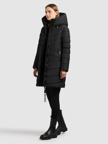 khujo Steppmantel in Schwarz