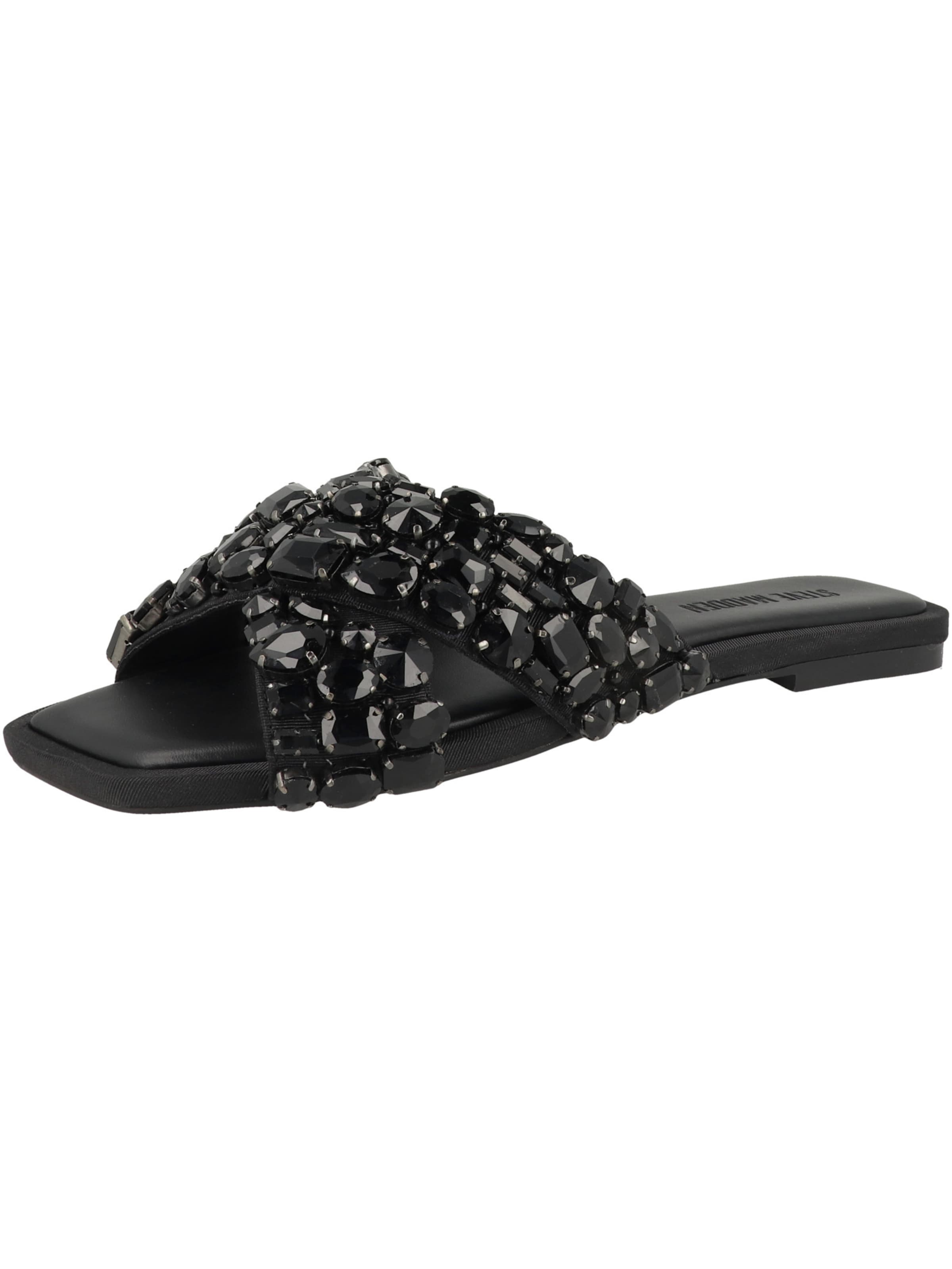 STEVE MADDEN Muiltjes 'Levity' in Zwart: voorkant