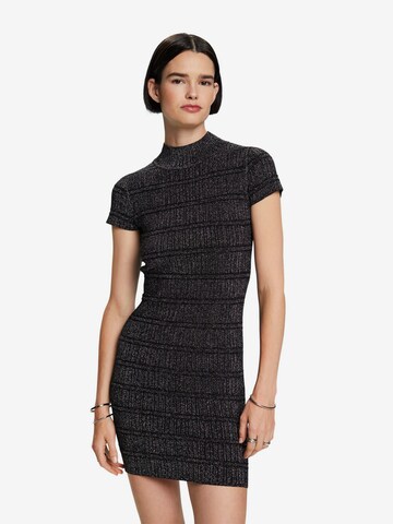 ESPRIT Strickkleid in Schwarz: predná strana