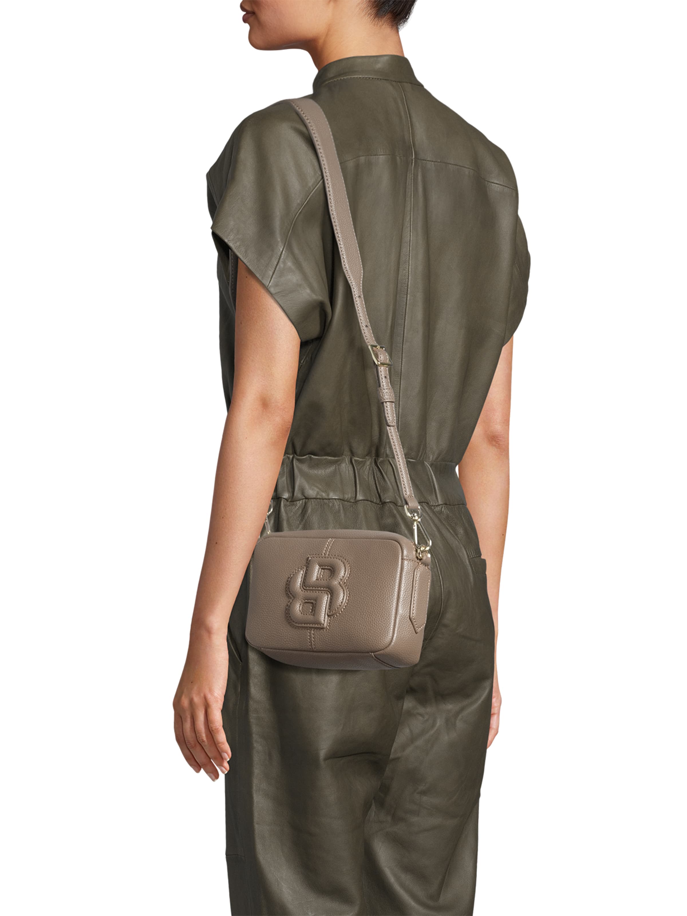 BOSS Чанта с презрамки 'Anett' в кафяво