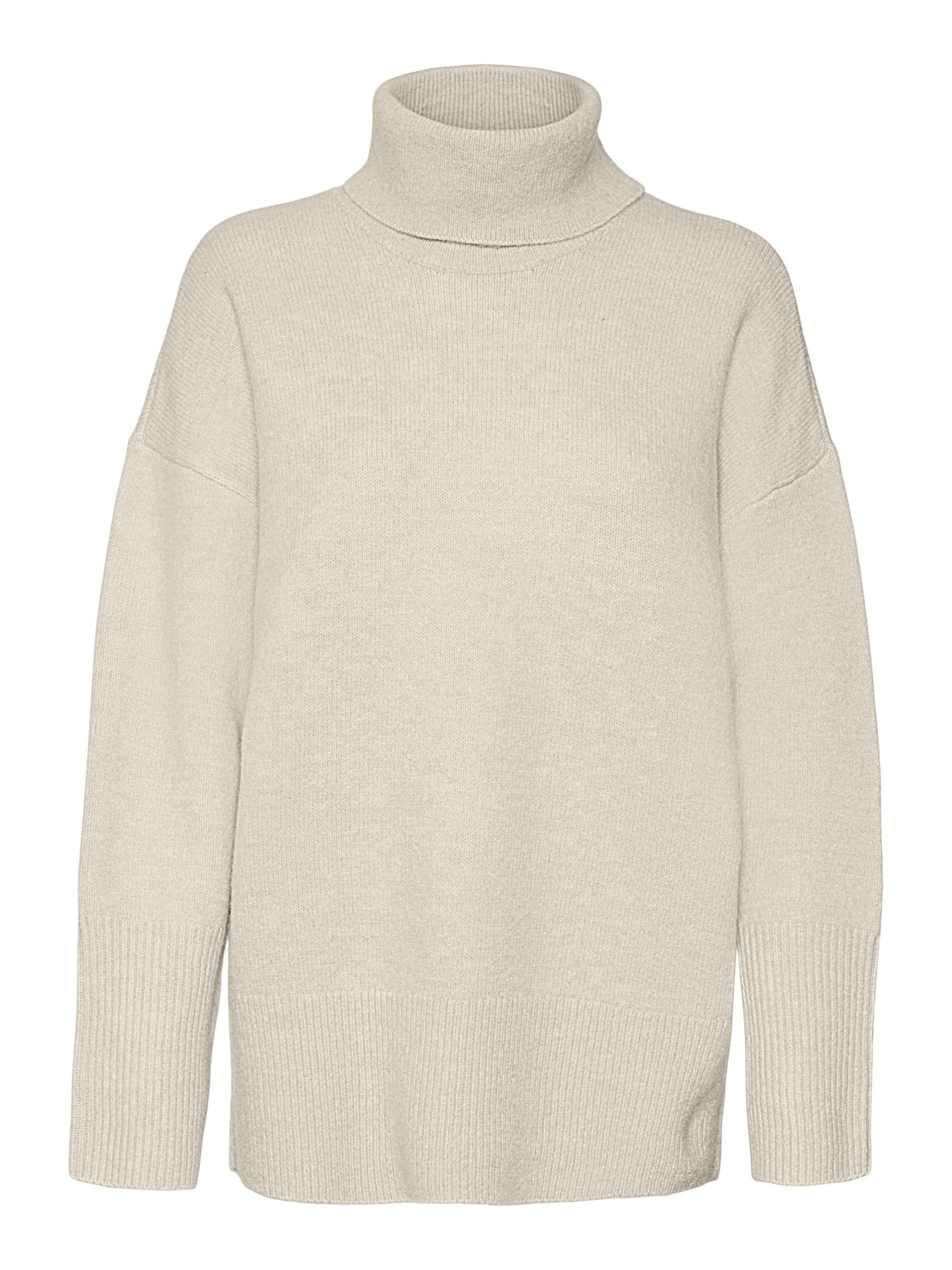 Pull-over 'UNIQUE' VERO MODA en beige : devant