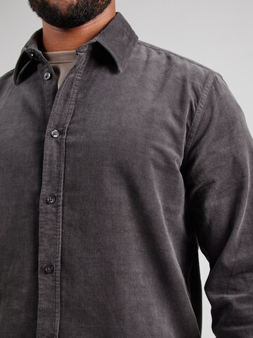 Regular fit Camicia 'Saliam NX' di Samsøe Samsøe in grigio