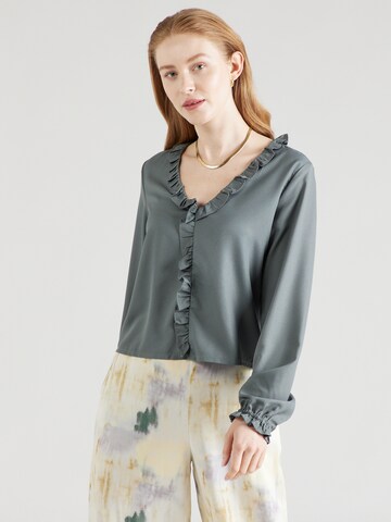 ABOUT YOU Blouse 'Dahlia' in Groen: voorkant