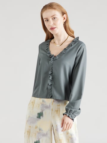 ABOUT YOU Blouse 'Dahlia' in Groen: voorkant
