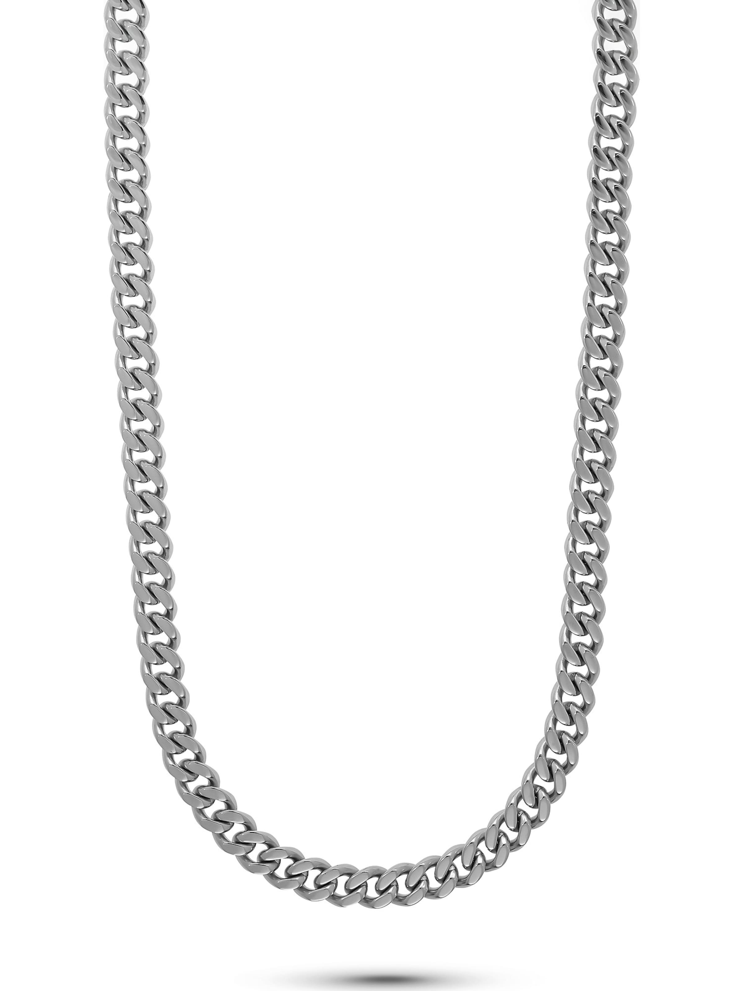FAVS Necklace in Silver: front
