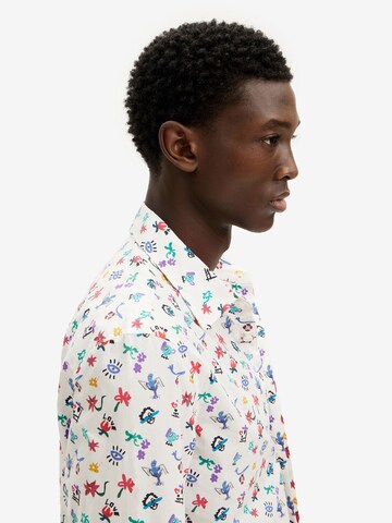 Desigual - Slim Fit Camisa em branco